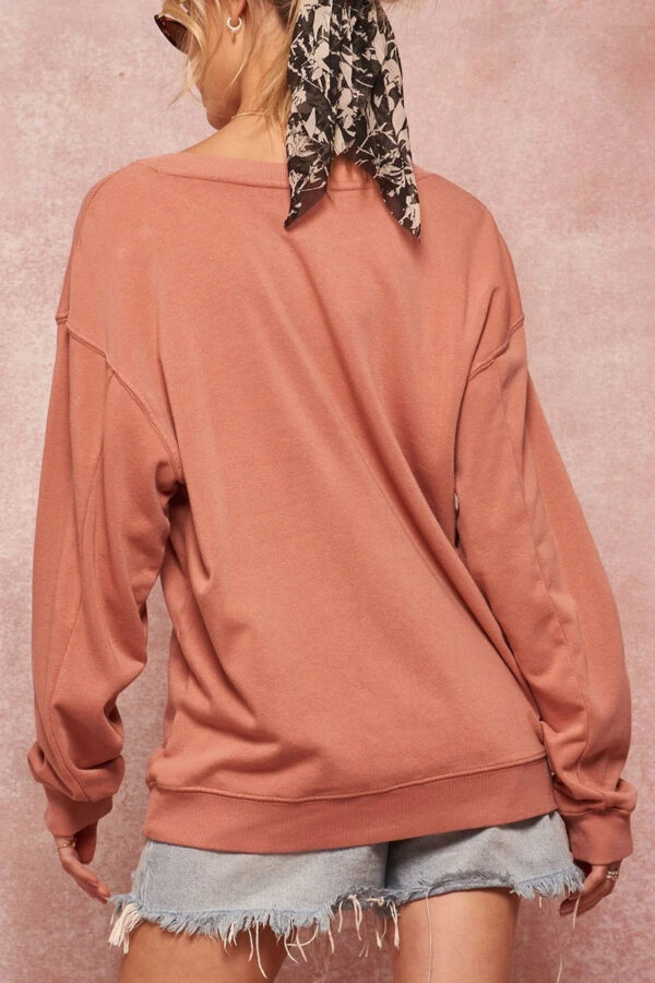 Garment-Dyed French Terry Sweatshirt – Leopard RARR Graphic