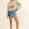 Vintage Star Graphic Sweatshirt – Heather Grey