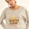 Vintage Star Graphic Sweatshirt – Heather Grey