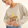 Vintage Star Graphic Sweatshirt – Heather Grey