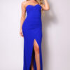 Strapless Sweetheart Mermaid Maxi Dress – Royal