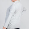 Plus Size Shark-Bite Waist Seam Open Cardigan – Heather Grey