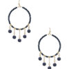 Clay Ball Charm Round Bead Earrings – 2-inch Color Mix