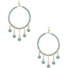 Clay Ball Charm Round Bead Earrings – 2-inch Color Mix