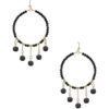 Clay Ball Charm Round Bead Earrings – 2-inch Color Mix