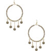 Clay Ball Charm Round Bead Earrings – 2-inch Color Mix