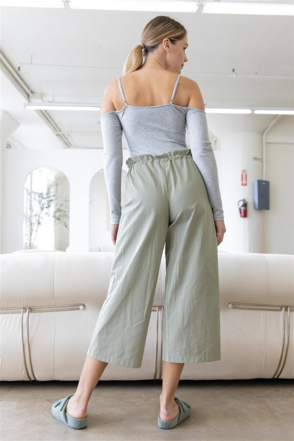 Ribbed Off-Shoulder Long-Sleeve Bodysuit – Heather Grey