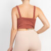 Geometric Cami & Puff-Sleeve Blazer Set – Smokey Mauve