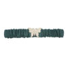 Rhinestone Butterfly Belt with Ruched Elastic Back