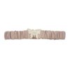 Rhinestone Butterfly Belt with Ruched Elastic Back