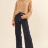 Floral-Print Collared Shirt – Oversized Caramel