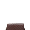 Tassel Crossbody Bag with Double Metal Stitching