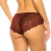 Lace Panty – Delicate Lace Brief in Tawny Port