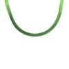 Aluminum-Coated Herringbone Necklace Set – Bold Colors