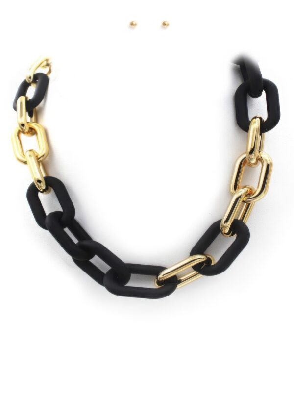 Oval Link Necklace – Oval Chain, 18″ Length
