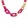 Oval Link Necklace – Oval Chain, 18″ Length