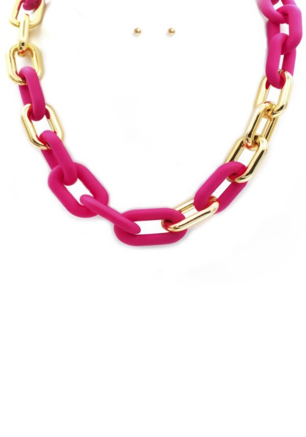 Oval Link Necklace – Oval Chain, 18″ Length