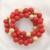 Metal Wood Bead Bracelet – Mixed Metal & Natural Wood