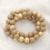 Metal Wood Bead Bracelet – Mixed Metal & Natural Wood