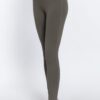 Mid-Rise Ponte Skinny Pants with Seagull Waist – New Olive