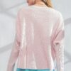 Washed Thermal Top – Mineral-Washed Dolman, Soft Pink