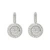 Round Crystal Stud Earrings – Gold or Silver