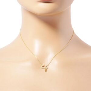 Cloud Pendant Necklace – Gold- or Rhodium-Dipped