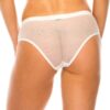 Mesh Hipster Panty with FlexFit Elastic – White
