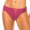 Stripe Lace Thong – Magenta Haze
