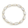 Beaded Bracelet with Multi, Jet, Ivory and Taupe Beads