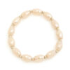 Beaded Bracelet with Multi, Jet, Ivory and Taupe Beads