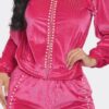 Jogger Set with Pearl Trim – Hot Pink