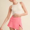 Corset-Inspired Cropped Tank Top – Cream