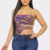 Mesh Print Top – Slim-Fit Herringbone, Black/Navy/Gray