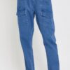Denim Jogger Pants – Slouchy Parachute Cargo