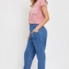 Denim Jogger Pants – Slouchy Parachute Cargo
