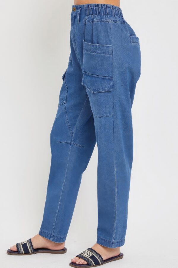 Denim Jogger Pants – Slouchy Parachute Cargo