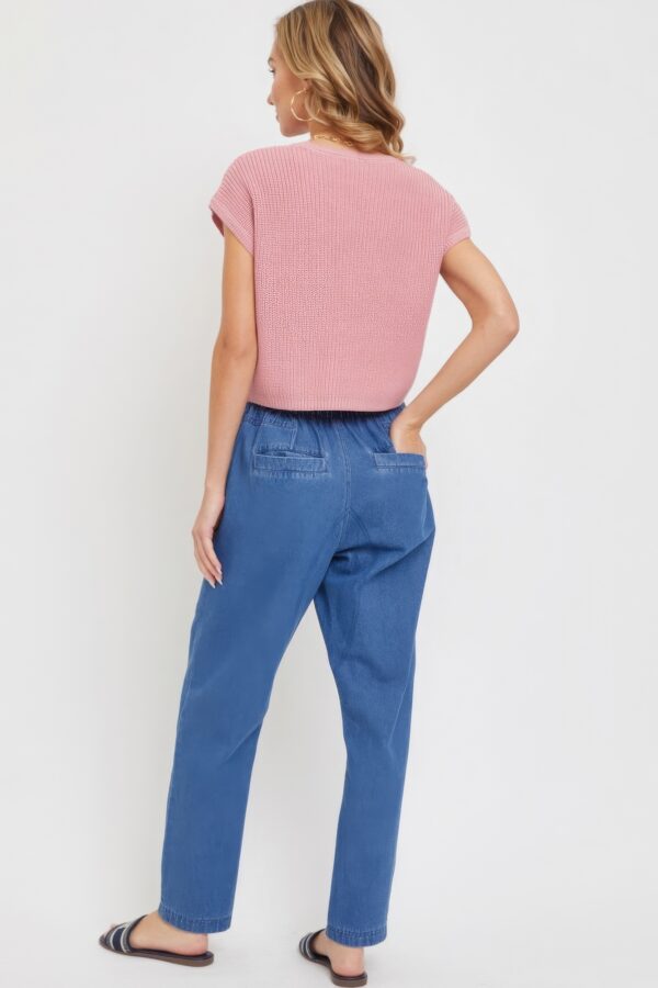 Denim Jogger Pants – Slouchy Parachute Cargo