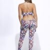 Printed Tie-Detail Jumpsuit – Aqua