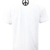 Peace Happiness Puff-Print Tee – White