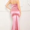 Satin Caged-Waist Maxi Dress – Deco Rose