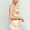 Sweetheart Bustier Rhinestone Crop Top – Champagne