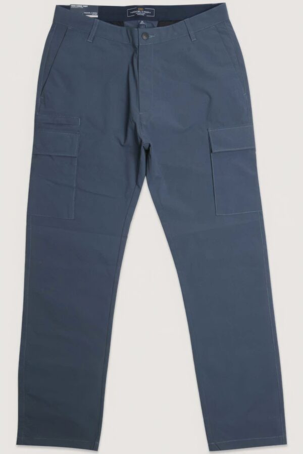 Performance Cargo Pants – Slim Straight in Marine Blue