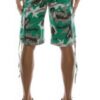 Men’s Camo Belted Cargo Shorts – Green Utility