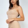 Corset Bustier Sweetheart Crop Top – Taupe Knit