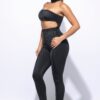 Choker Tube Jumpsuit – Choker Neck, Black