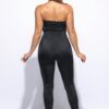 Choker Tube Jumpsuit – Choker Neck, Black