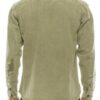Men’s Denim Overshirt – Ripped Detail, Jade