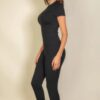 Basic Solid Leggings – Stretch Jersey in Black