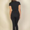 Basic Solid Leggings – Stretch Jersey in Black